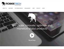 Tablet Screenshot of mobeetech.com